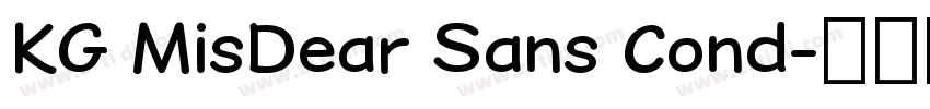 KG MisDear Sans Cond字体转换 KG MisDear Sans Cond字体转换